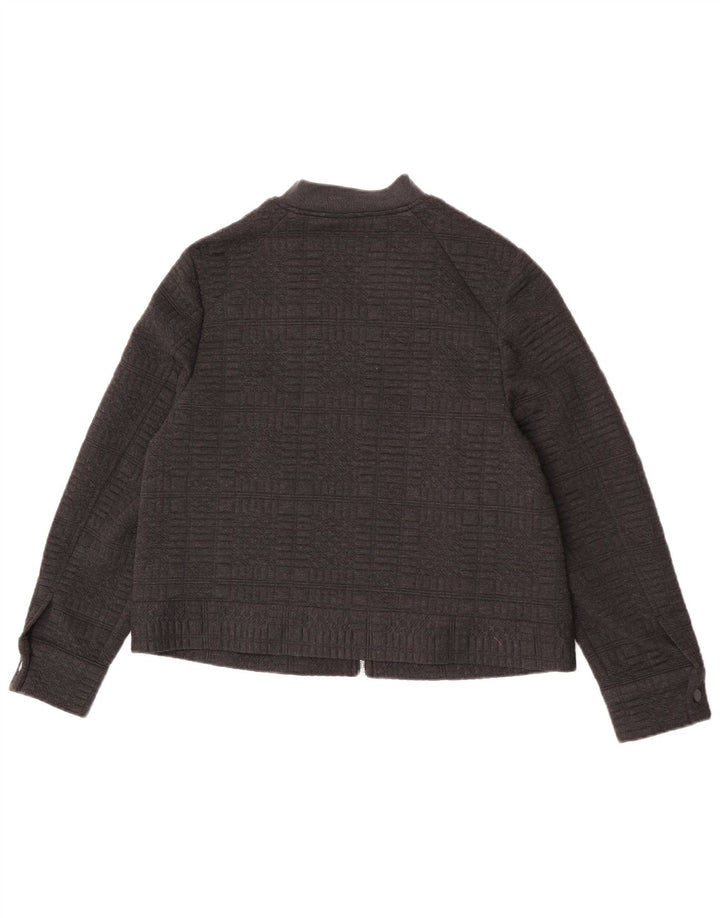 Giubbotto bomber da donna Marks & Spencer UK 14 grande poliestere grigio