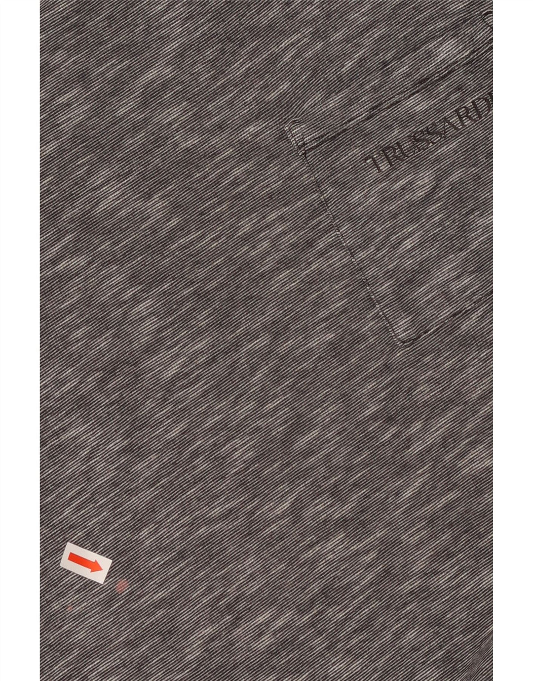 T-shirt Uomo TRUSSARDI Small Cotone Puntinato Grigio