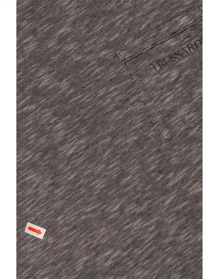 T-shirt Uomo TRUSSARDI Small Cotone Puntinato Grigio