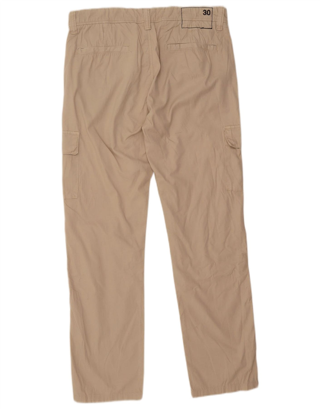 Pantaloni cargo dritti da uomo Sun68 W30 L30 in cotone beige