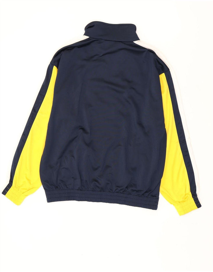 Giacca sportiva da uomo con grafica Lotto, colore blu navy medio