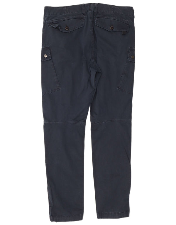 Pantaloni cargo slim da uomo G-Star W38 L36 cotone blu navy
