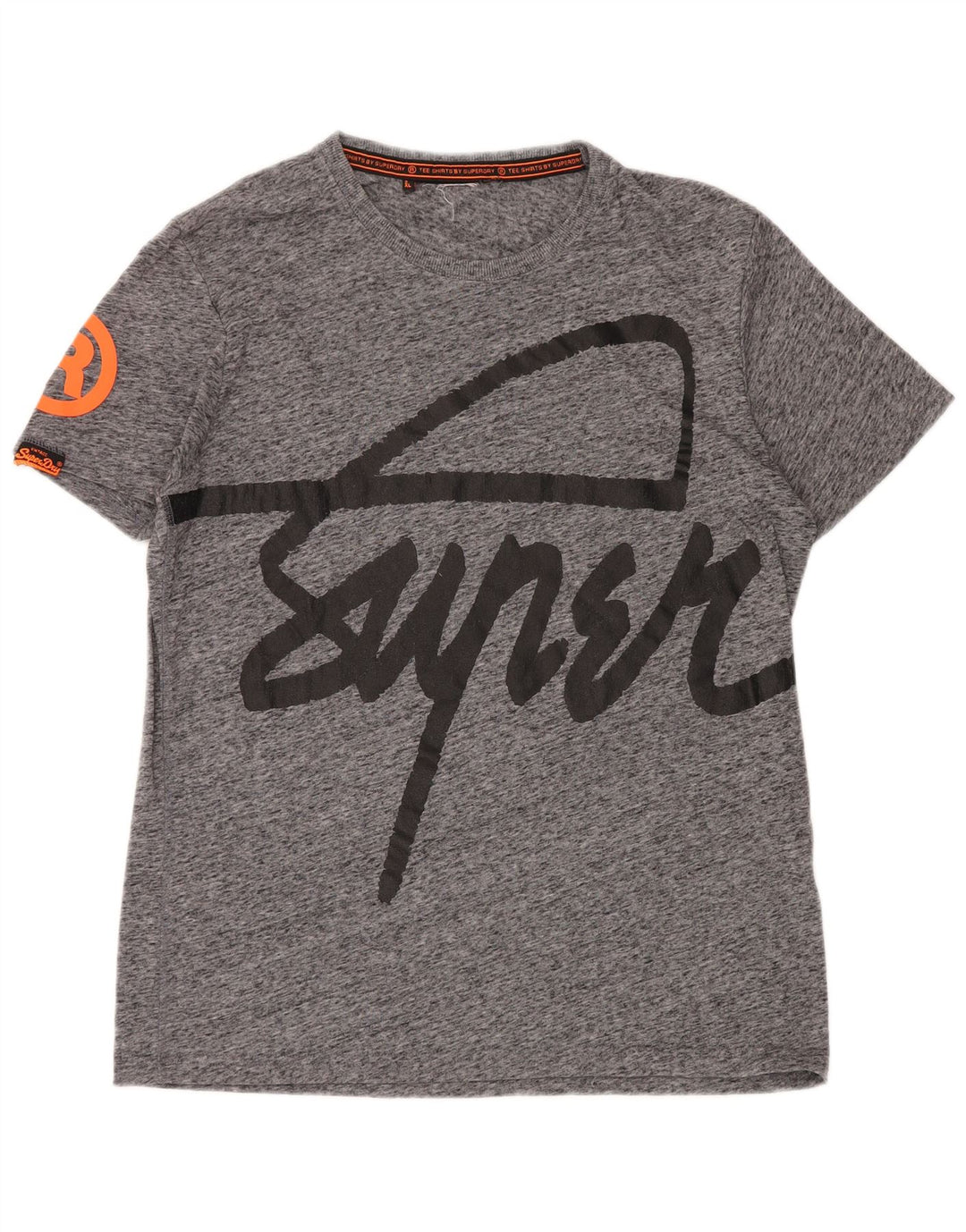 T-shirt grafica da uomo SUPERDRY Top 2XL grigio screziato