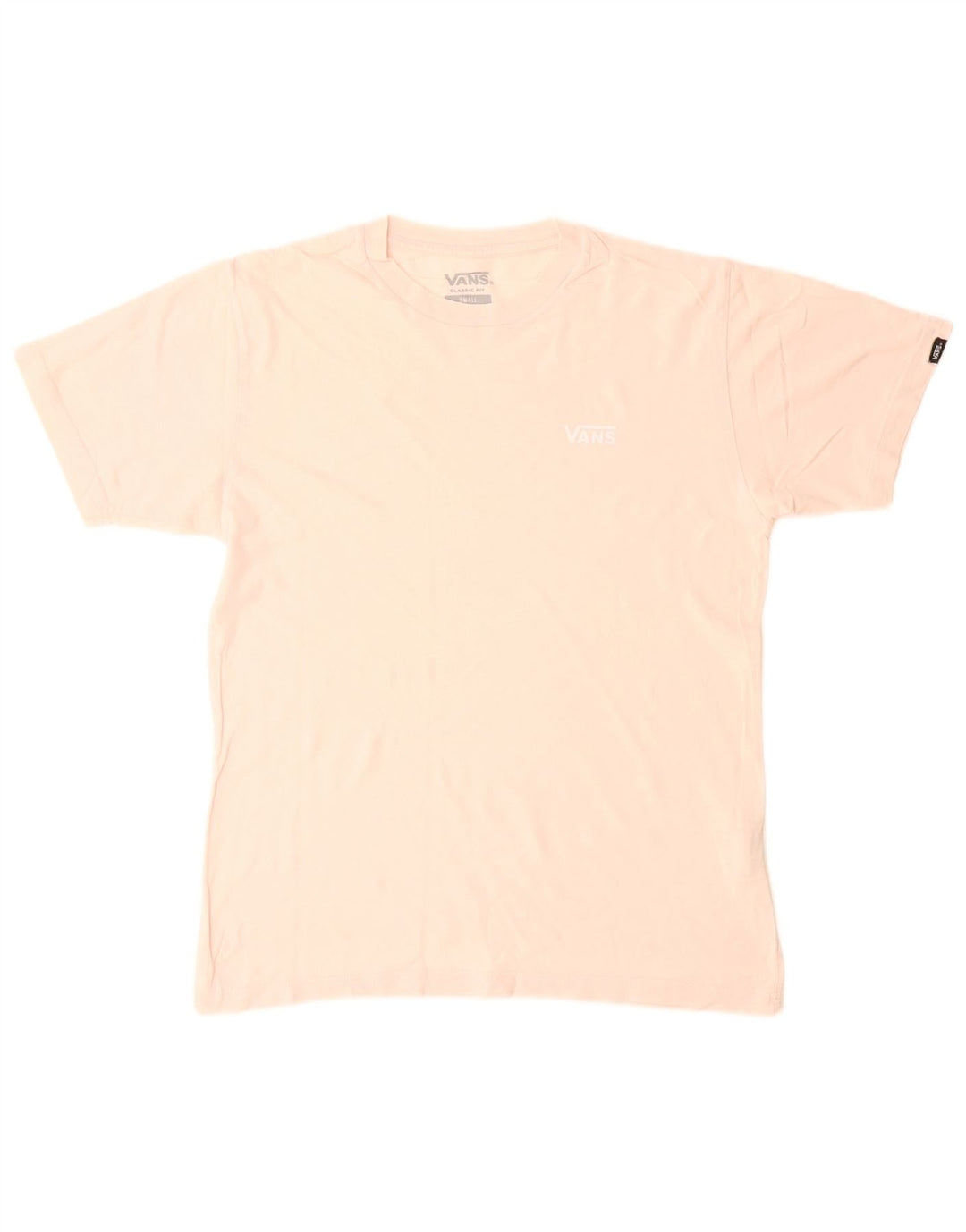 T-shirt da uomo con vestibilità classica VANS, piccola, in cotone rosa