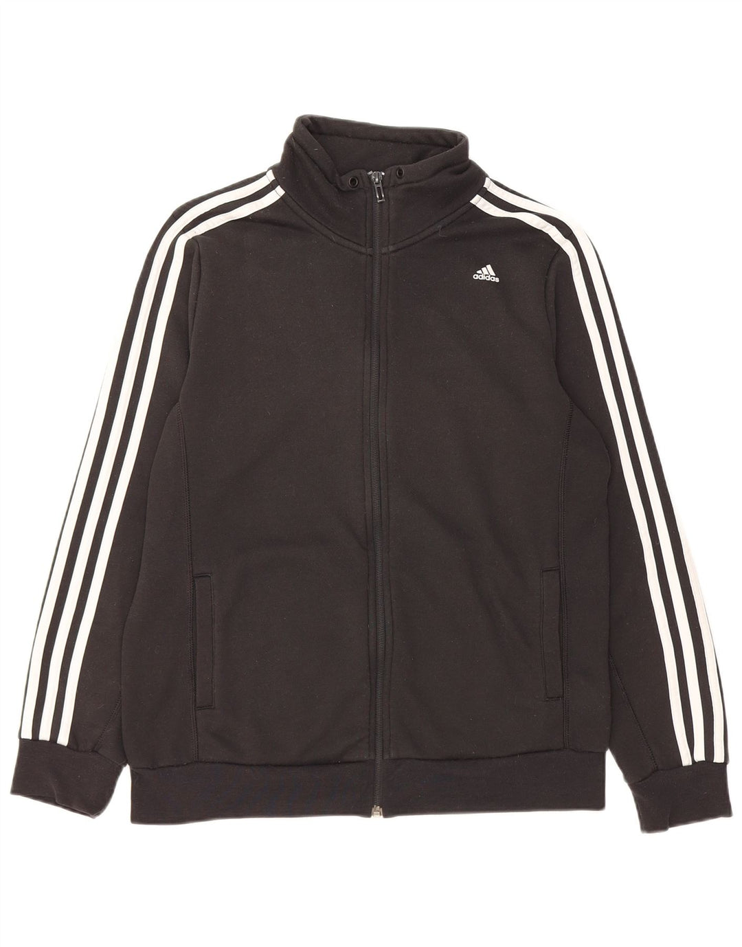 Giacca da tuta da donna Adidas Climalite UK 16/18 grande poliestere nero