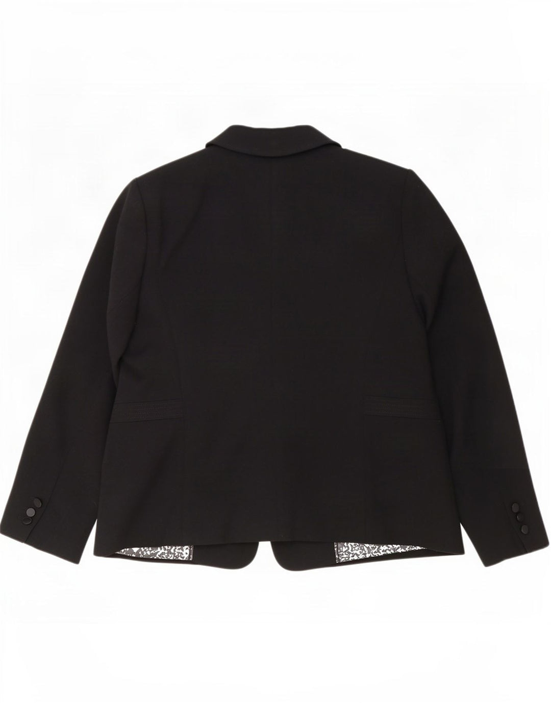 Giacca blazer a 1 bottone Marks & Spencer da donna UK 20 2XL poliestere nero