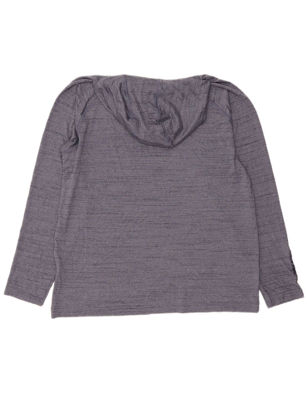 UNDER ARMOUR Maglia termica da uomo con cappuccio a maniche lunghe grande blu navy screziato