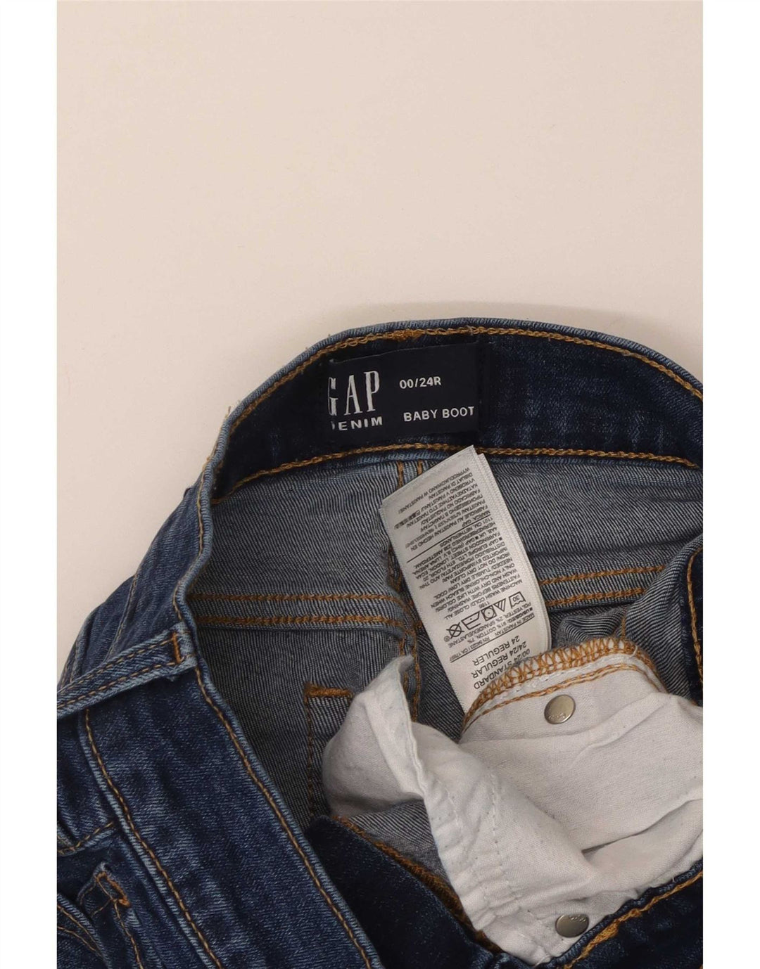 Jeans Gap Bootcut da donna W24 L29 cotone blu navy