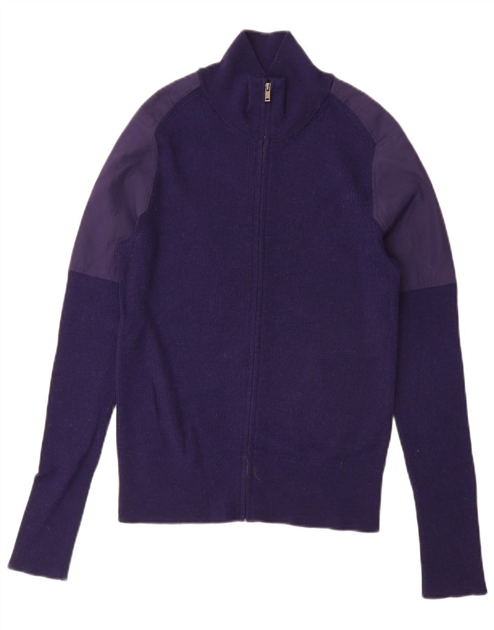 Maglione cardigan da uomo Cos piccolo color block blu navy