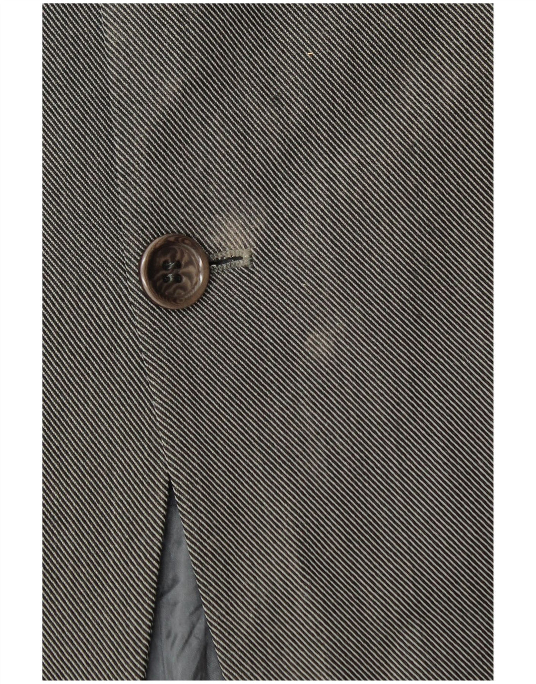 Giacca Blazer da Uomo a 3 Bottoni Armani Collezioni IT 50 Lana Grigio Medio