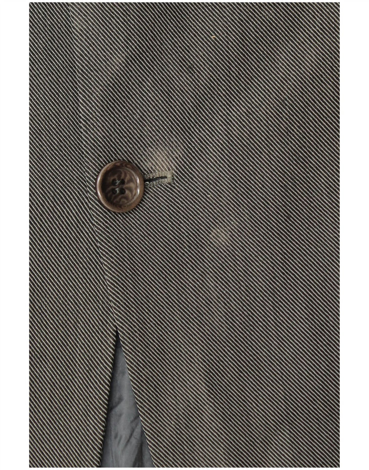 Giacca Blazer da Uomo a 3 Bottoni Armani Collezioni IT 50 Lana Grigio Medio