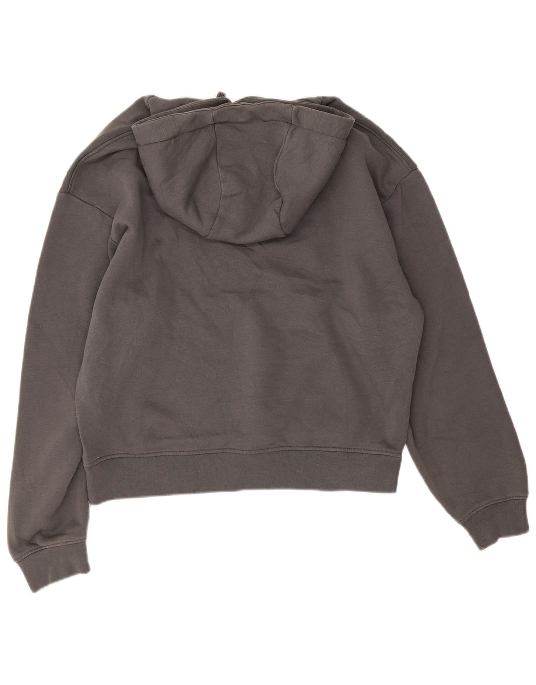 Maglione con cappuccio da uomo Zara in cotone grigio medio