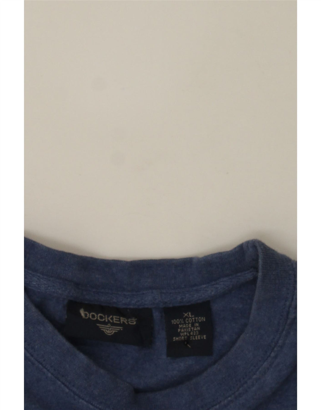 DOCKERS Mens T-Shirt Top XL Blue Cotton Vintage Dockers and Second-Hand Dockers from Messina Hembry 