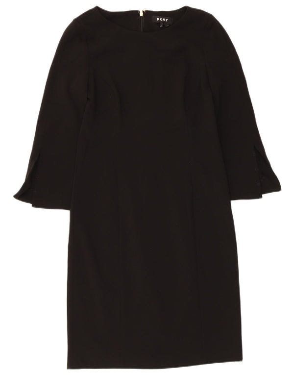 Abito tubino Dkny da donna con maniche a 3/4 US 2 XS poliestere nero
