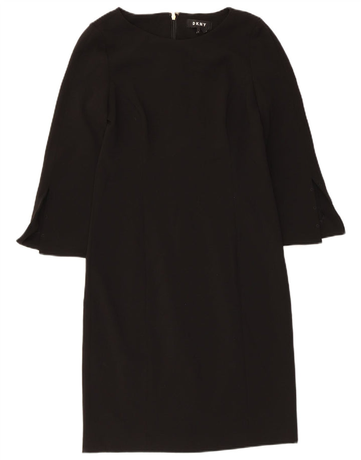 Abito tubino Dkny da donna con maniche a 3/4 US 2 XS poliestere nero