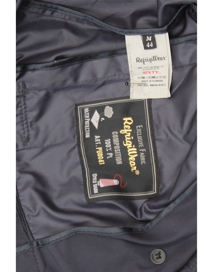 Trench corto da donna Refrigiwear UK 14 poliestere medio blu navy