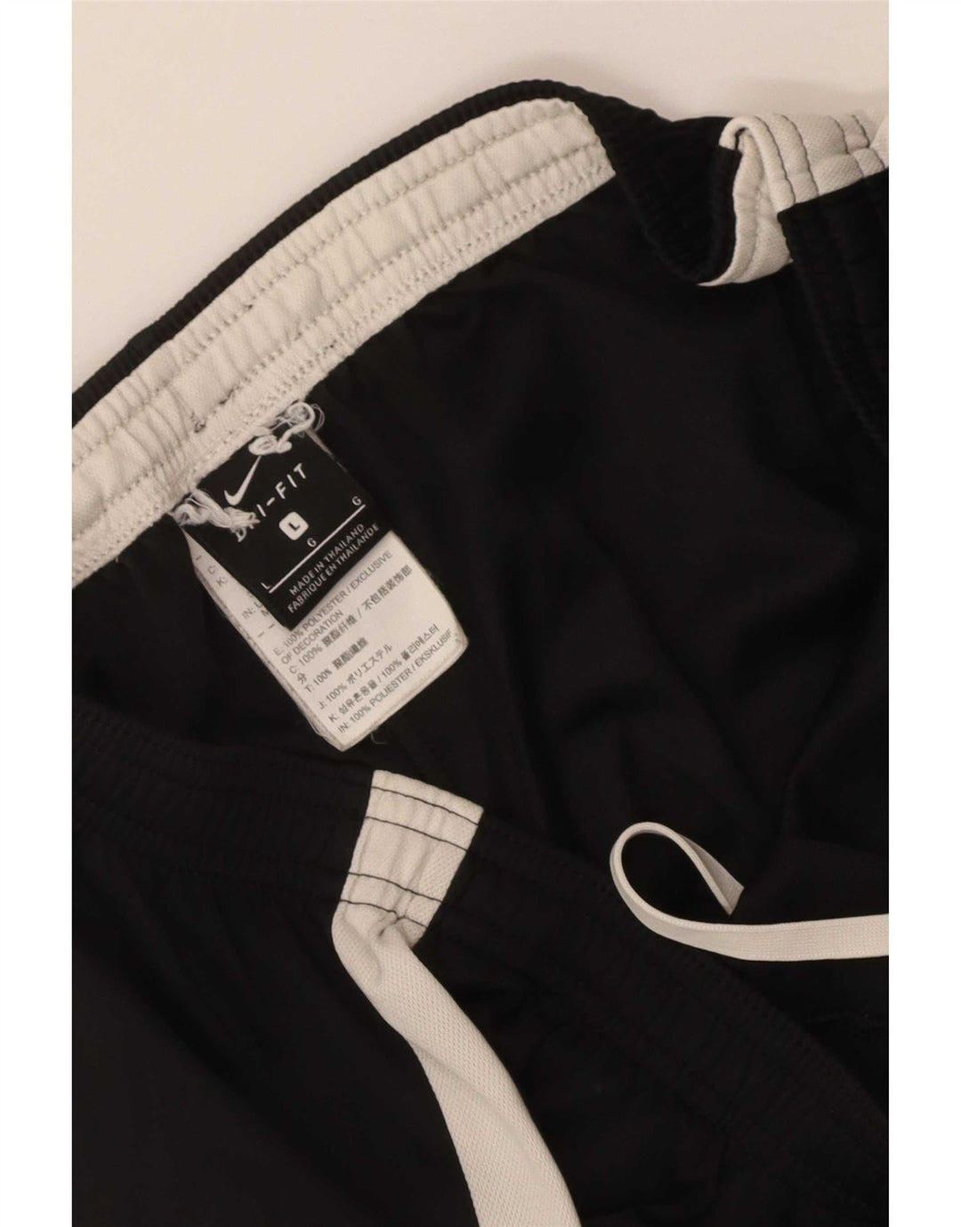 Pantaloni da tuta Nike Dri Fit da uomo, grandi, in poliestere color block nero