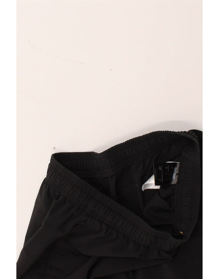 ADIDAS Mens Sport Shorts Small Black Polyester Vintage Adidas and Second-Hand Adidas from Messina Hembry 