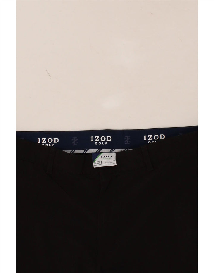 IZOD Mens Straight Chino Trousers W36 L29 Brown Polyester Vintage Izod and Second-Hand Izod from Messina Hembry 