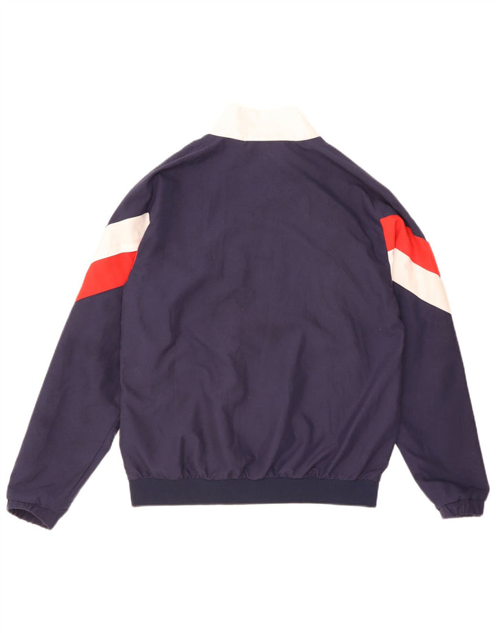 Giacca da ginnastica grafica da uomo Fila XS Colorblock blu navy