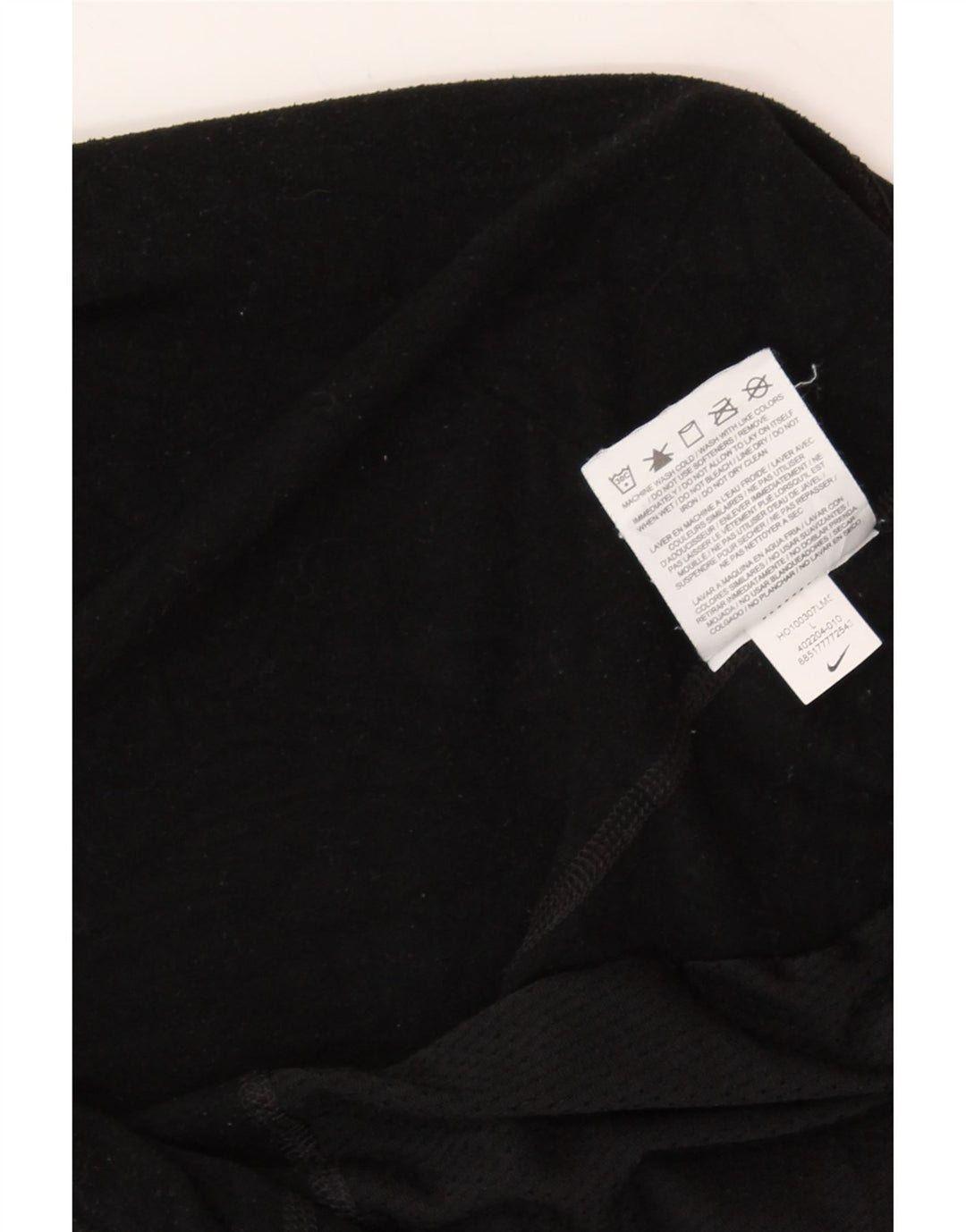 NIKE Boys Dri Fit Top Long Sleeve 12-13 Years Large Black Polyester Vintage Nike and Second-Hand Nike from Messina Hembry 