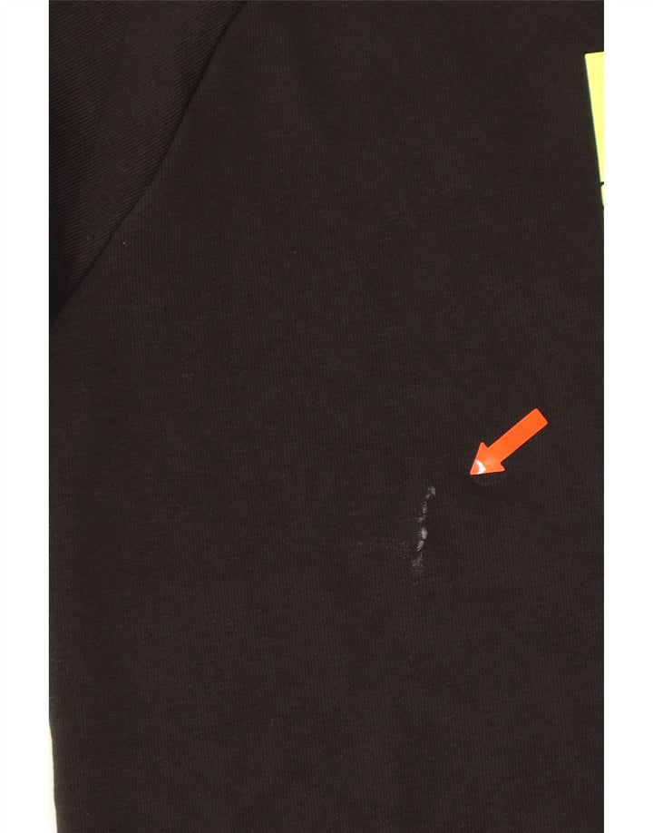 PUMA Boys Graphic Sweatshirt Jumper 13-14 Years Large Black Cotton Vintage Puma and Second-Hand Puma from Messina Hembry 