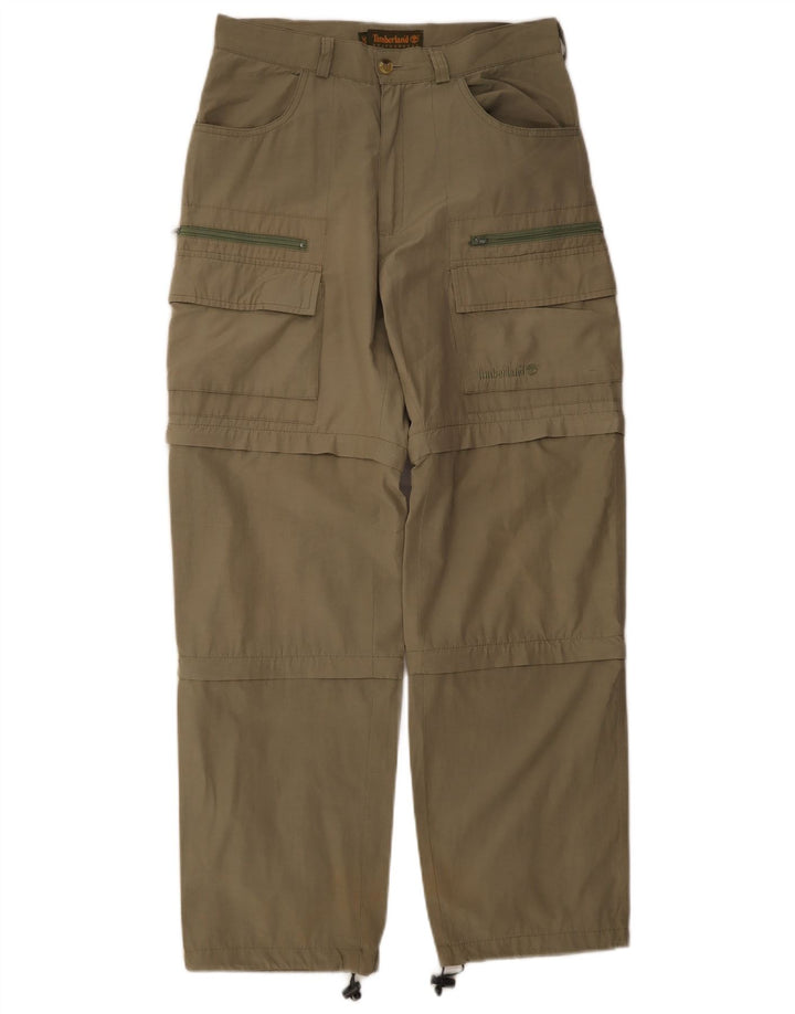 Pantaloni cargo dritti da uomo Timberland W30 L30 kaki