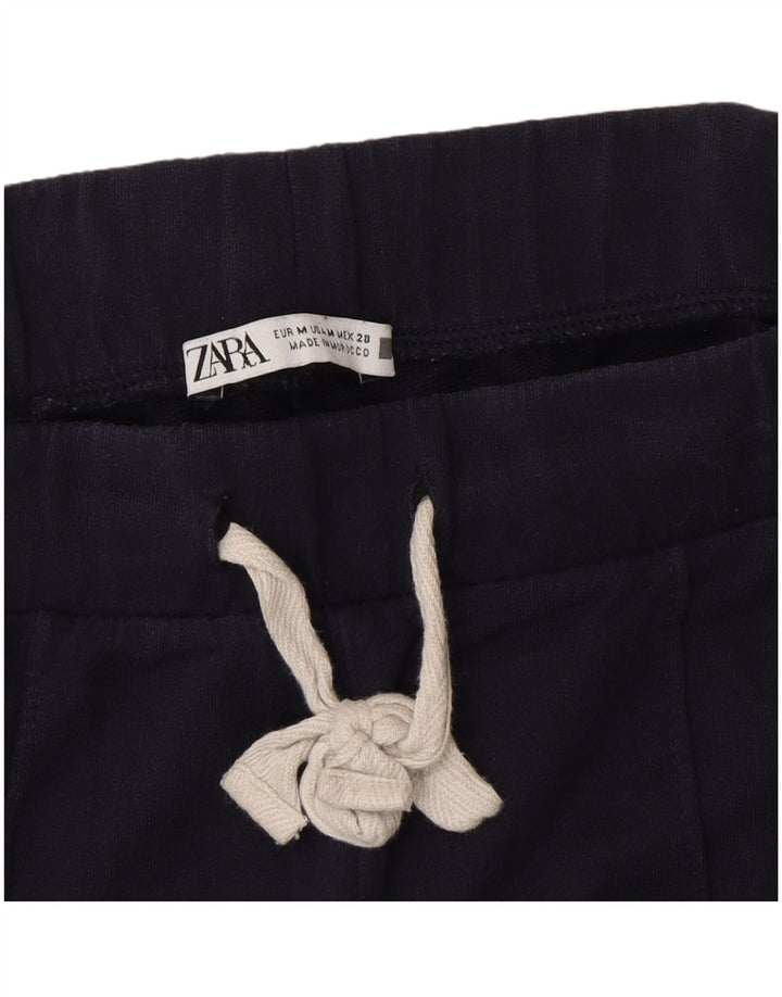 Pantaloni della tuta da donna Zara UK 12 Medium Navy Blue Colourblock