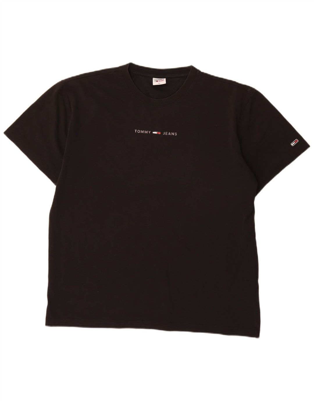 Maglietta grafica da uomo Tommy Hilfiger Top 2XL Nera