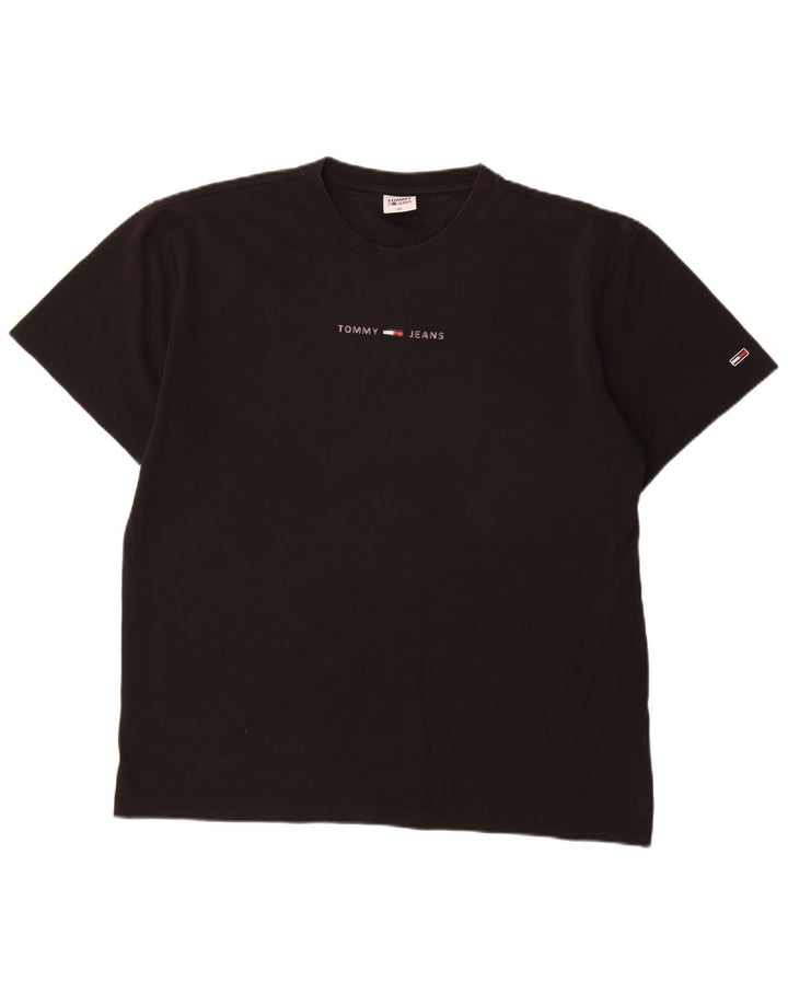 Maglietta grafica da uomo Tommy Hilfiger Top 2XL Nera