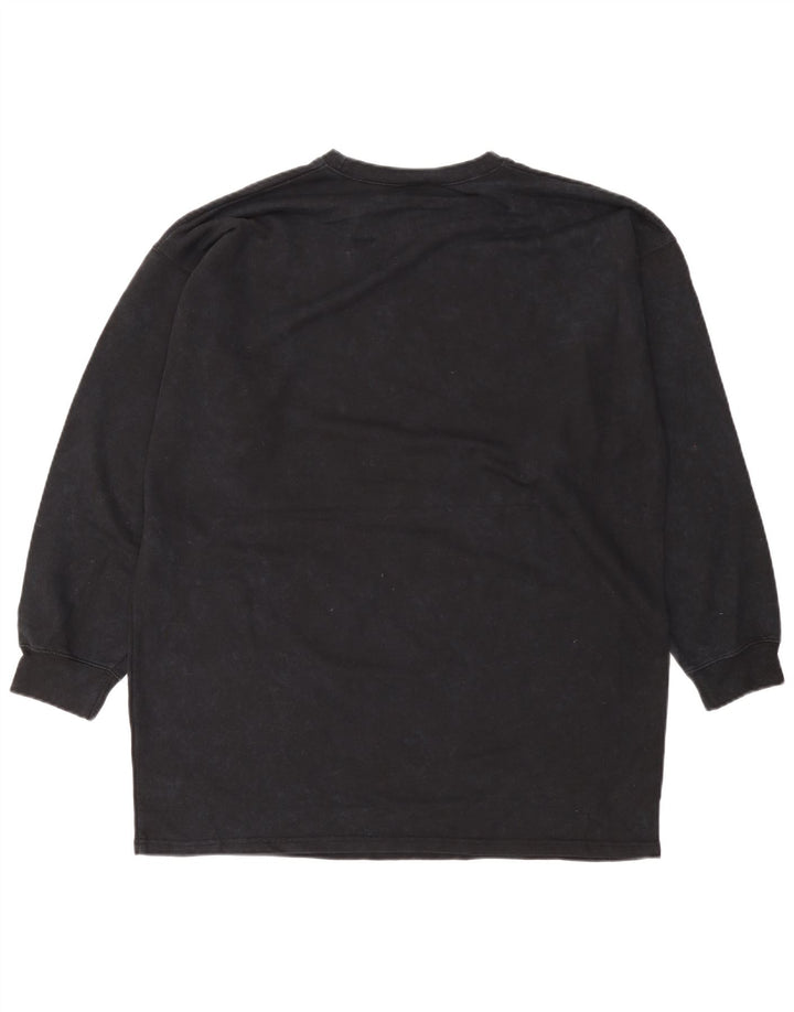 Urban Outfitters Felpa con grafica Wolf da uomo Maglione medio blu navy