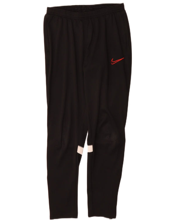 Nike Mens Dri Fit Tracksuit Trousers Medium Black Colourblock Polyester