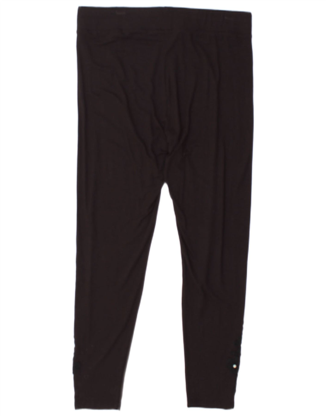 MARKS & SPENCER Leggings da donna UK 16 Large Nero Viscosa