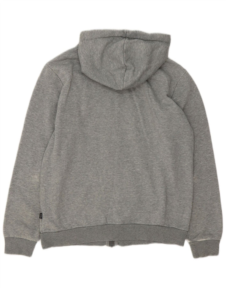 Felpa con Cappuccio da Uomo Puma con Cerniera Piccola Grigio Screziato