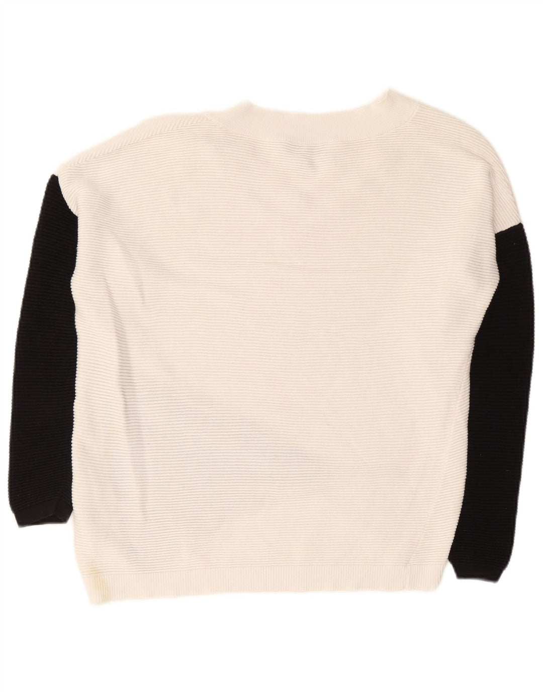 Maglione da donna con scollo a V Phase Eight UK 10 Small White Colourblock