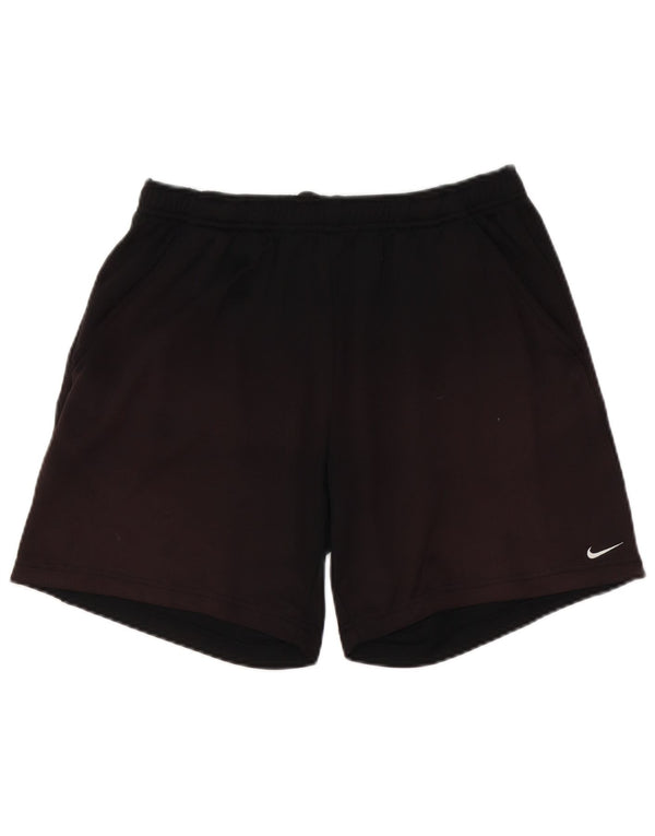 Pantaloncini sportivi Nike da uomo medio nero in poliestere