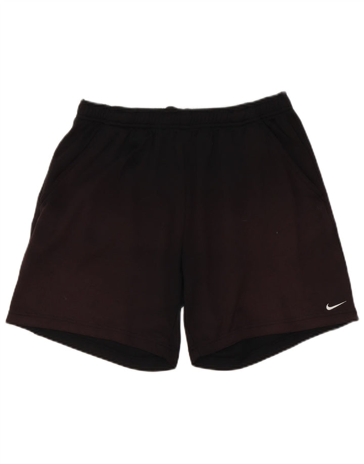 Pantaloncini sportivi Nike da uomo medio nero in poliestere
