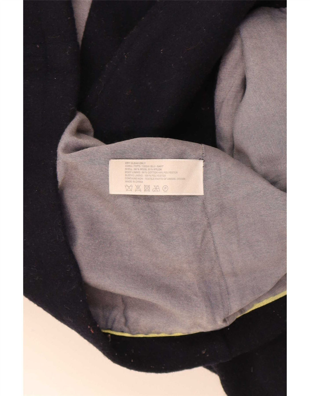 Cappotto da marinaio da donna Fat Face UK 10 piccolo in lana blu navy