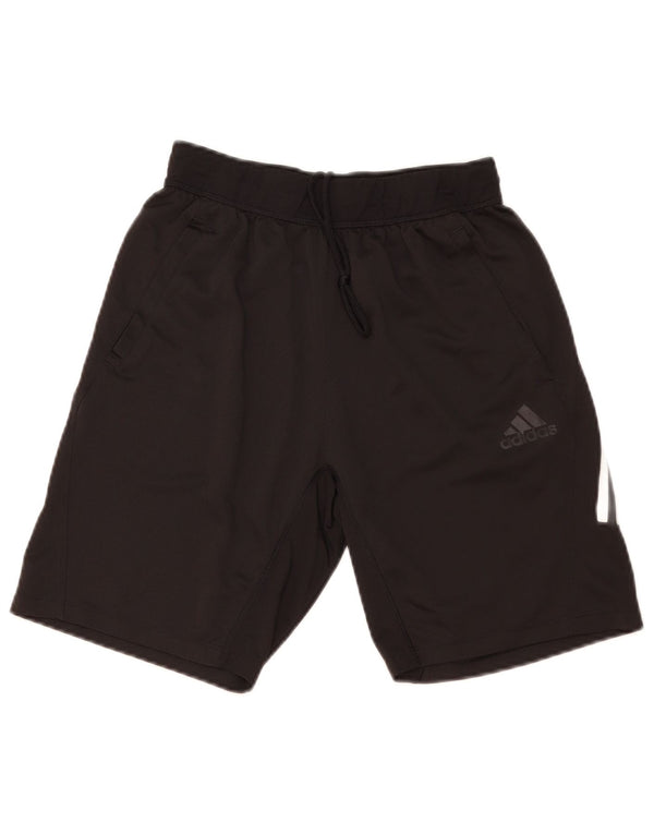 Pantaloncini sportivi Adidas Aeroready da uomo piccoli in poliestere nero