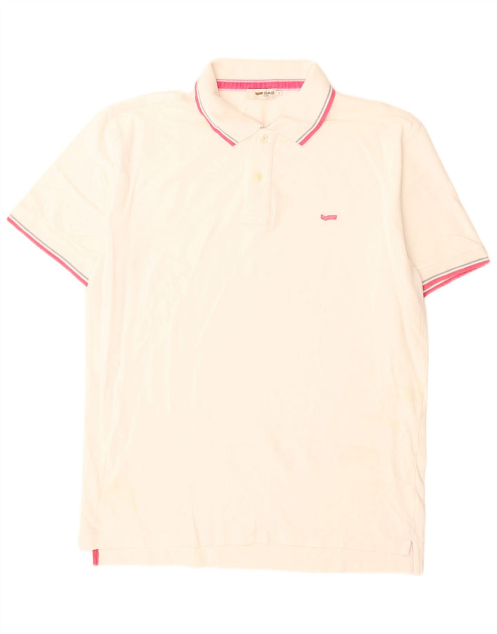 Polo Uomo Gas XL Cotone Bianco