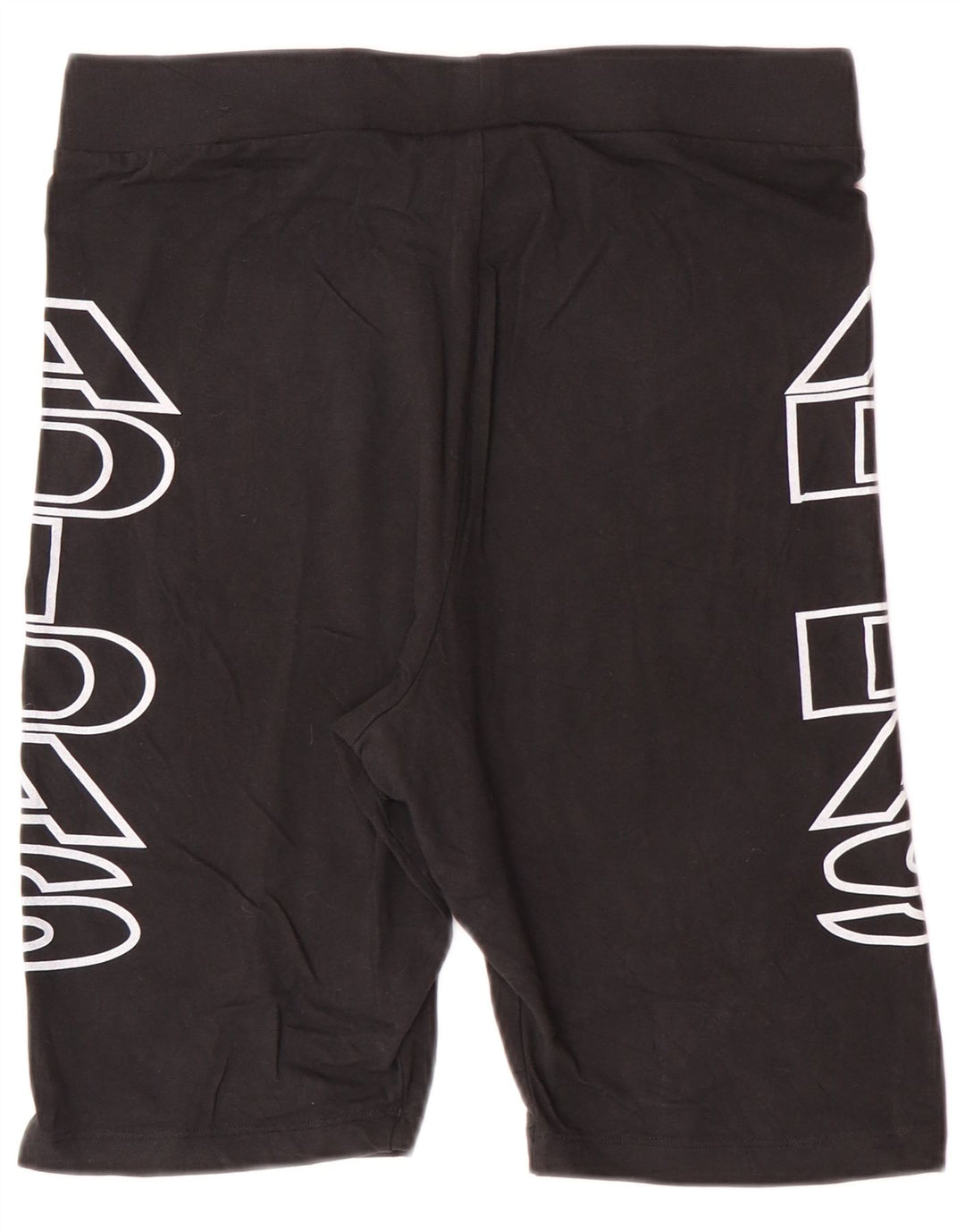 Pantaloncini sportivi grafici da donna ADIDAS UK 18 XL cotone nero