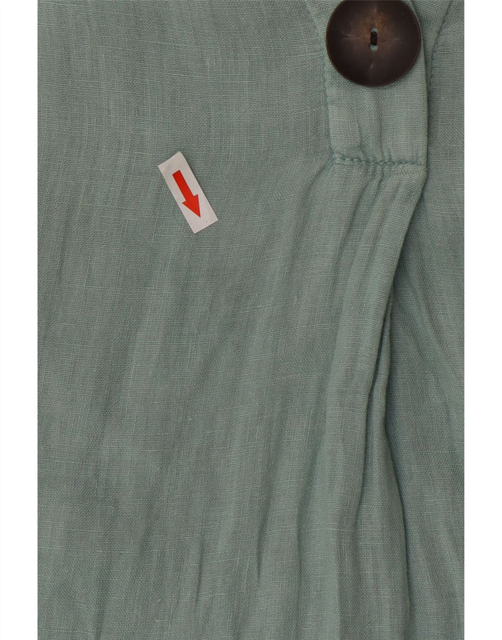 Abito a trapezio con maniche a 3/4 da donna Zara UK 14 verde medio