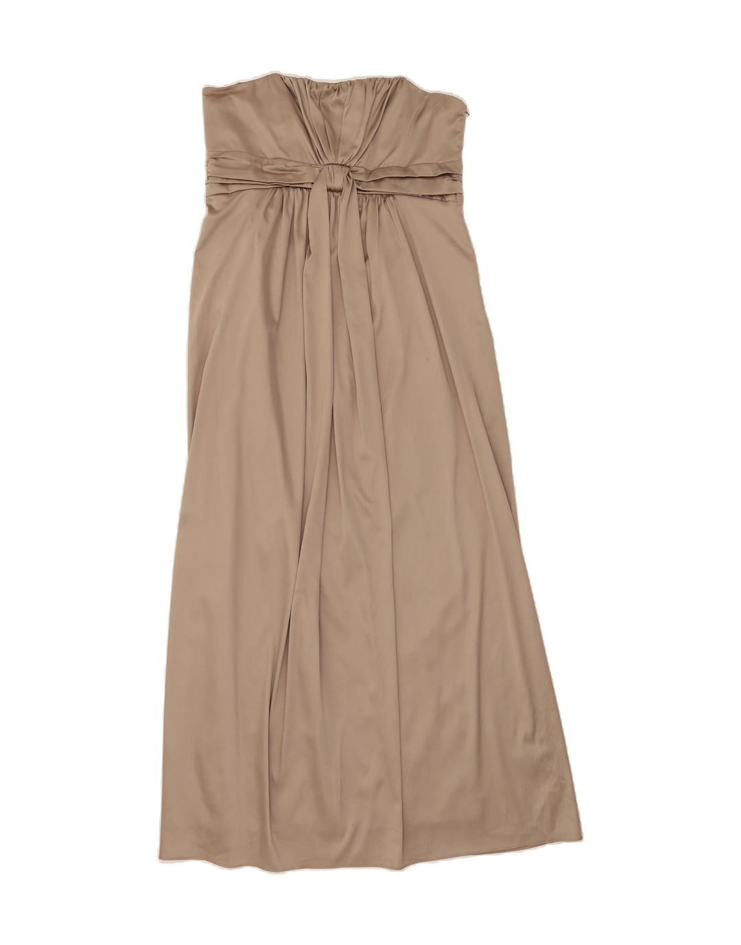 DEBUT Womens Strapless Dress UK 16 Large  Beige Vintage Debut and Second-Hand Debut from Messina Hembry 
