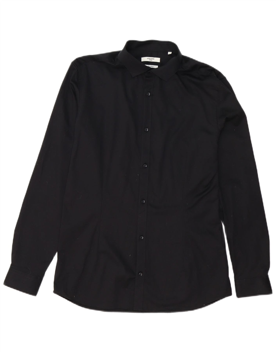 Camicia da uomo Jack & Jones grande in cotone nero