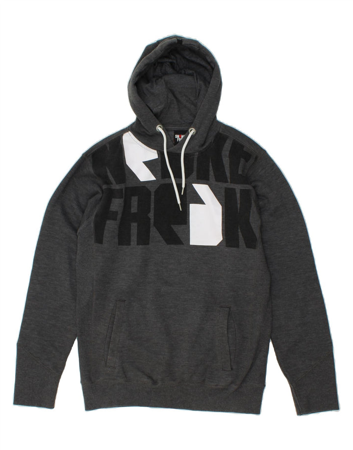 SNEAKER FREAK  Mens Graphic Hoodie Jumper Medium Grey Cotton Vintage Sneaker Freak and Second-Hand Sneaker Freak from Messina Hembry 