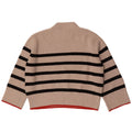 Maglione corto a collo alto corto da donna Zara UK 10 piccolo Beige