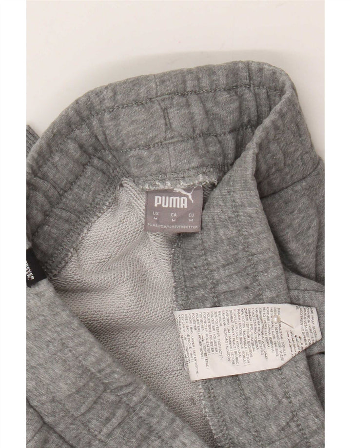 Pantaloni da tuta grafica da uomo Puma Joggers in cotone chiazzato grigio medio