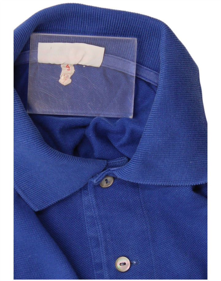 Polo da uomo LACOSTE taglia 4 cotone blu medio