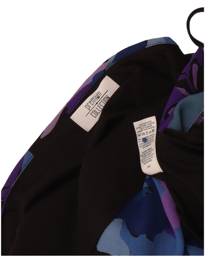 Canottiera corta da donna St. Bernard UK 12 media floreale multicolore