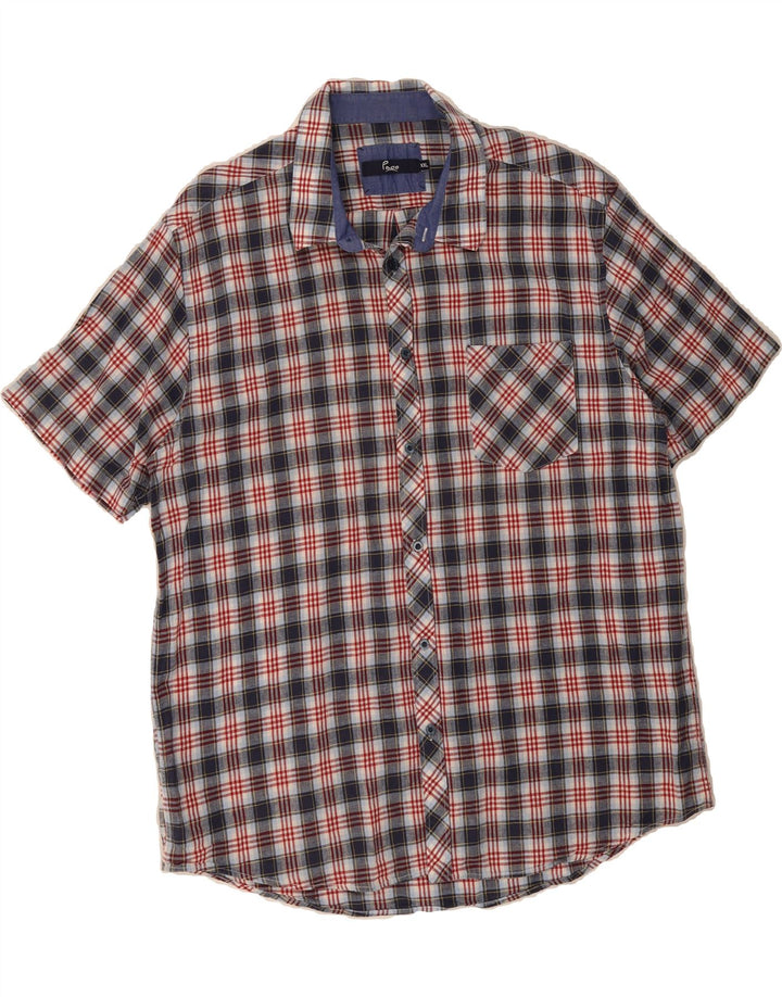 PACO Mens Short Sleeve Shirt 2XL Multicoloured Check Cotton Vintage Paco and Second-Hand Paco from Messina Hembry 